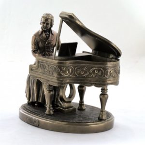 Mozart hraje na klavír