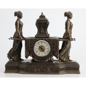 Women Carrying Urn On The Litter Mantel Clock (Mbz+Color)