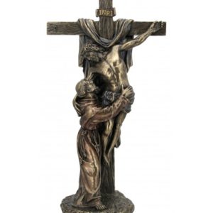 Christ On The Cross With Saint Francis
