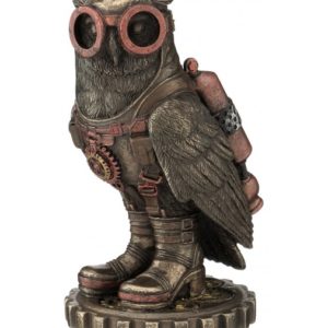 Steampunk Owl With Goggles And Jetpack
