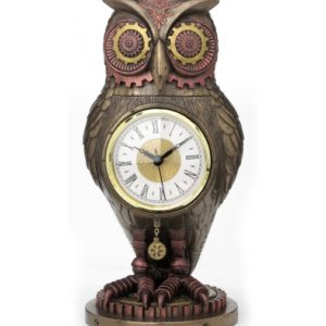 Steampunk Owl Clock