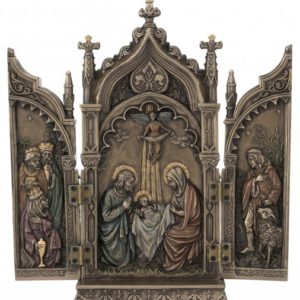 Nativity In Cathedral Triptych